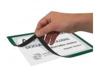 Magnetic document holder A3 including cut out hand example