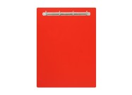 Magnetic ring binder clipboard A3 - portrait | Red