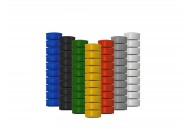Whiteboard magnets round 1,5cm all colours