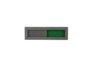 Magnetic status slider green