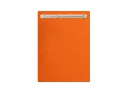 Magnetic ring binder clipboard A3 - portrait | Orange