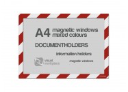 Magnetic windows A4 (various colours) | Red / White