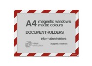 Magnetic windows A4 (various colours) | Red / White