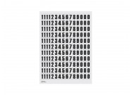 Magnetic numbers 25mm (a4 sheet)