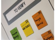 Scrum whiteboard magnet - yellow