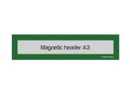 Magnetic window A3 headers | Green