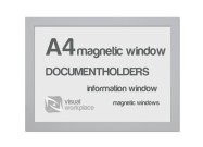 Magnetic windows A4 | Silver-grey