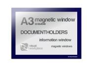 Magnetic Window A3 erasable | Blue