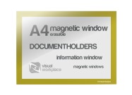 Magnetic Window A4 erasable | Yellow