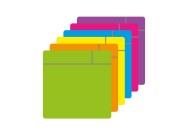 Whiteboard scrum cards in all colours