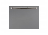 Magnetic ring binder clipboard A4 - landscape | Grey