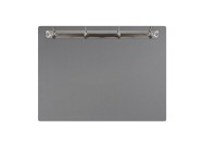 Magnetic ring binder clipboard A4 - landscape | Grey