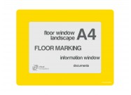 Floorwindows A4 (single) | Yellow