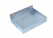Tray stainless steel 120x150mm