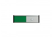 Magnetic status slider (small) green