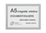 Magnetic windows A5 | Silver-grey