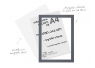 Selfadhesive magnetic foil A4 with magnetic window 3 layers