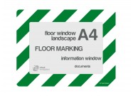 Floorwindows A4 (single) | Green / White