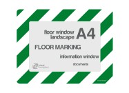 Floorwindows A4 (set) | Green / White