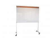 Mobile whiteboard stand 120x240cm with whiteboard