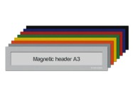 Magnetic window A3 headers