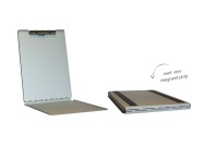 Aluminium clipboard case A4 with storage
