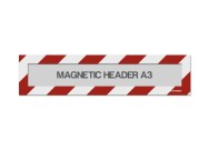 Magnetic window A3 headers (mixed colours) | Red / White