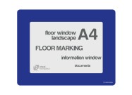 Floorwindows A4 (set) | Blue