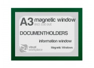 Magnetic windows A3 (incl. cut out) | Green