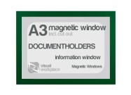 Magnetic windows A3 (incl. cut out) | Green