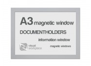 Magnetic windows A3 | Silver-grey