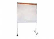 Mobile whiteboard stand 120x90cm with board