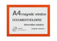 Magnetic Window A4 orange