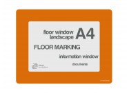 Floorwindows A4 (set) | Orange