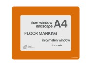 Floorwindows A4 (single) | Orange